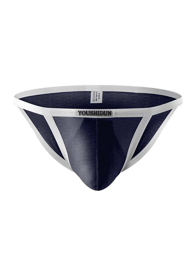 3-pack Men's Low Waist Sexy Narrow Hem Breathable Briefs