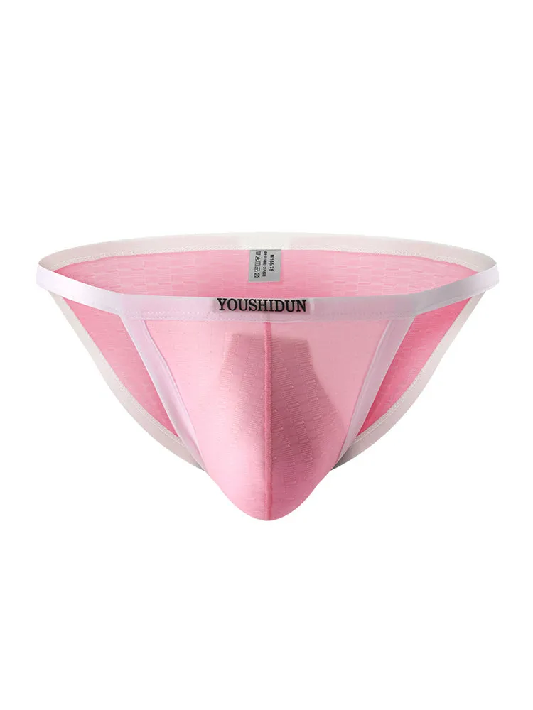 3-pack Men's Low Waist Sexy Narrow Hem Breathable Briefs