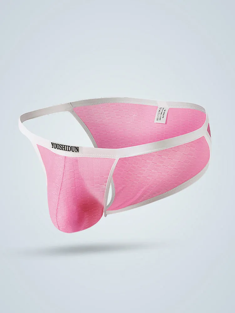 3-pack Men's Low Waist Sexy Narrow Hem Breathable Briefs