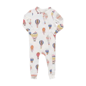 Baby Bamboo Romper - Hot Air Balloons