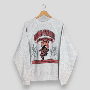 Buckeyes Ohio State Gray Sweatshirt Crewneck Large