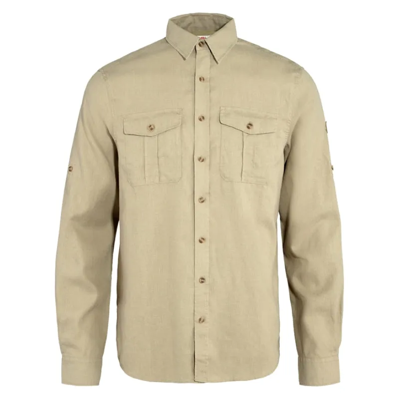 FJÄLLRÄVEN Men's Övik Travel Shirt Long Sleeve