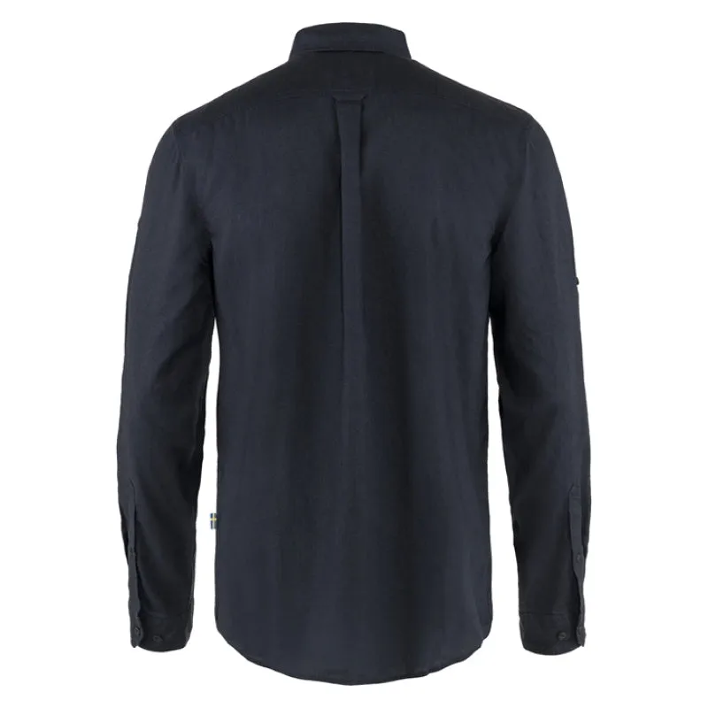 FJÄLLRÄVEN Men's Övik Travel Shirt Long Sleeve
