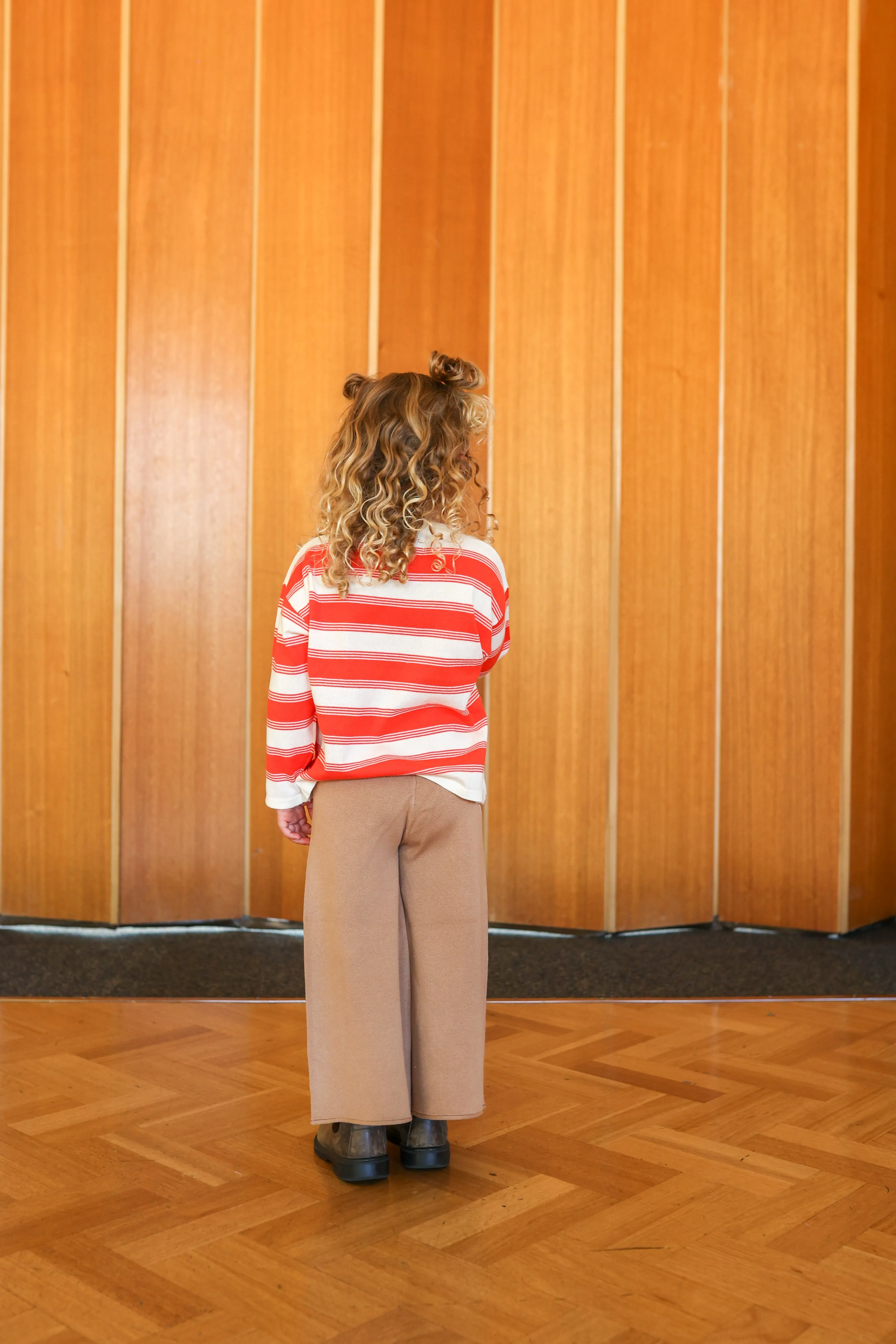 Grown Organic Knitted Flares - Clay