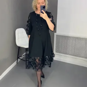 Ines | Elegant Flared Dress