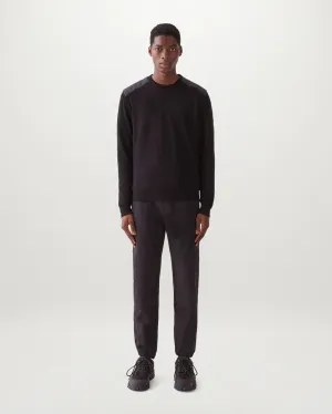 Kerrigan Merino Wool Crewneck Jumper - Black