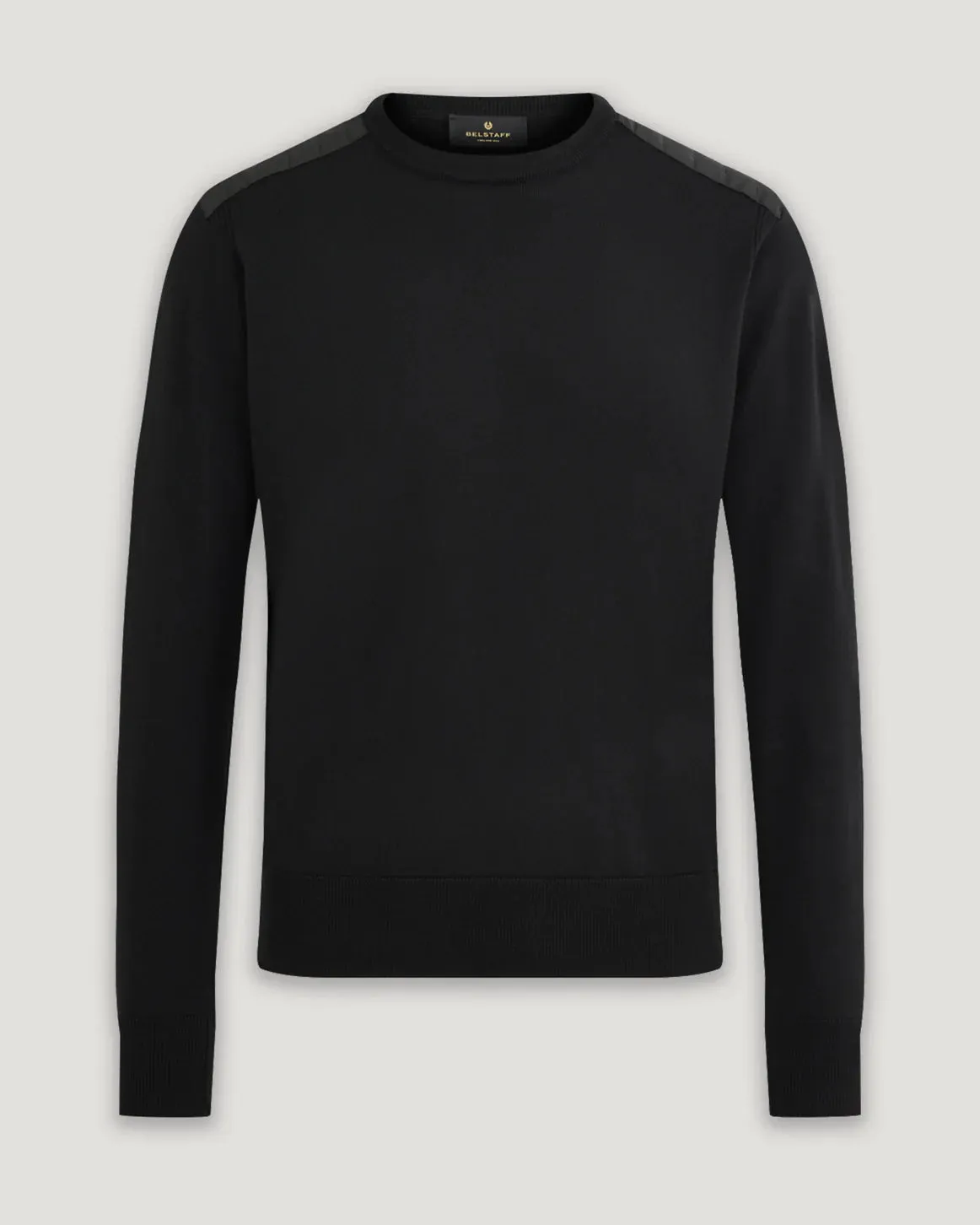 Kerrigan Merino Wool Crewneck Jumper - Black