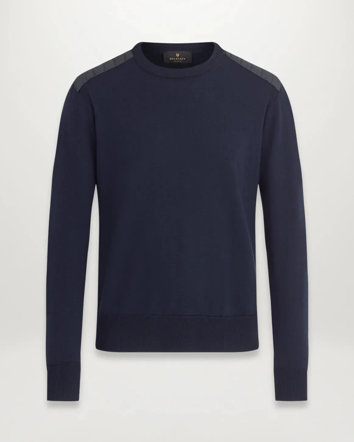 Kerrigan Merino Wool Crewneck Jumper - Navy