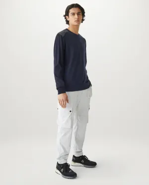 Kerrigan Merino Wool Crewneck Jumper - Navy