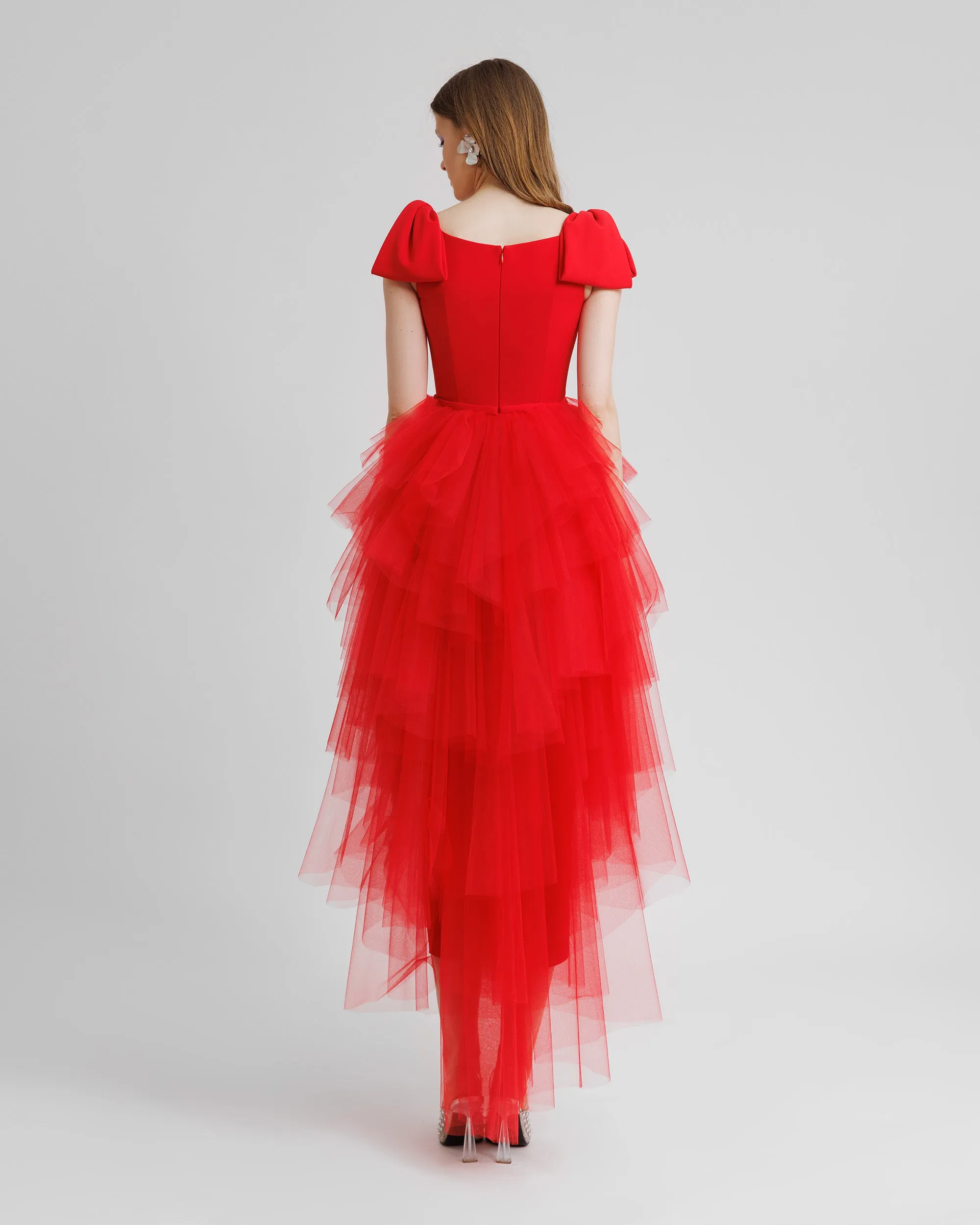 Long Dress With Bow Design