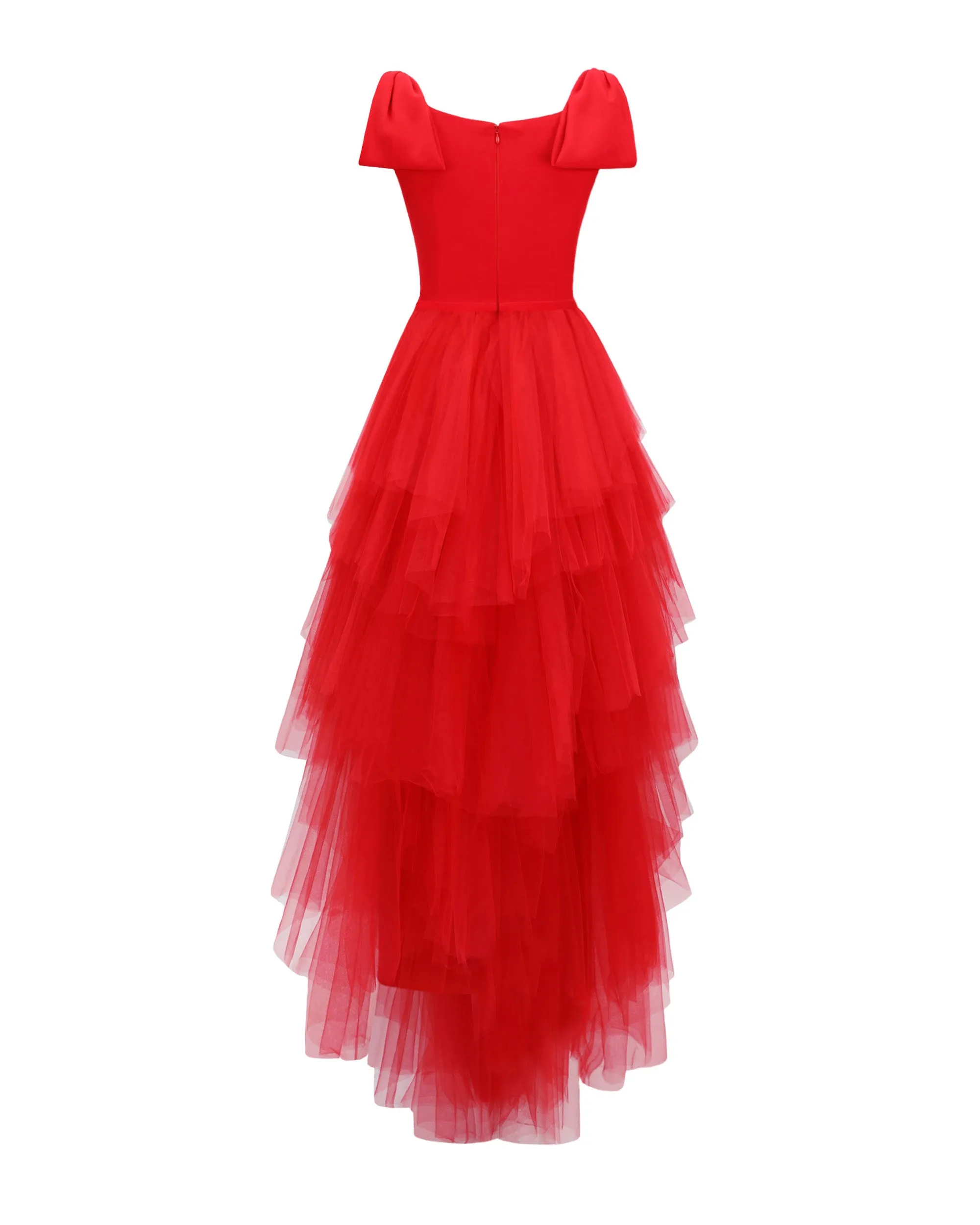 Long Dress With Bow Design