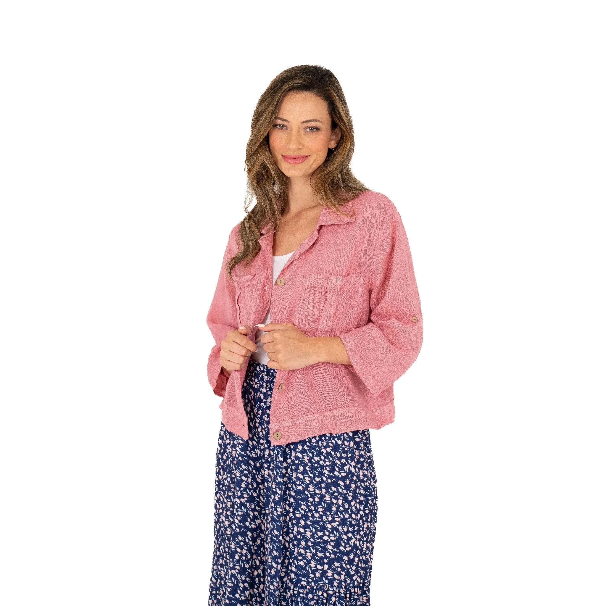 M Made in Italy  Women's Woven Jacket