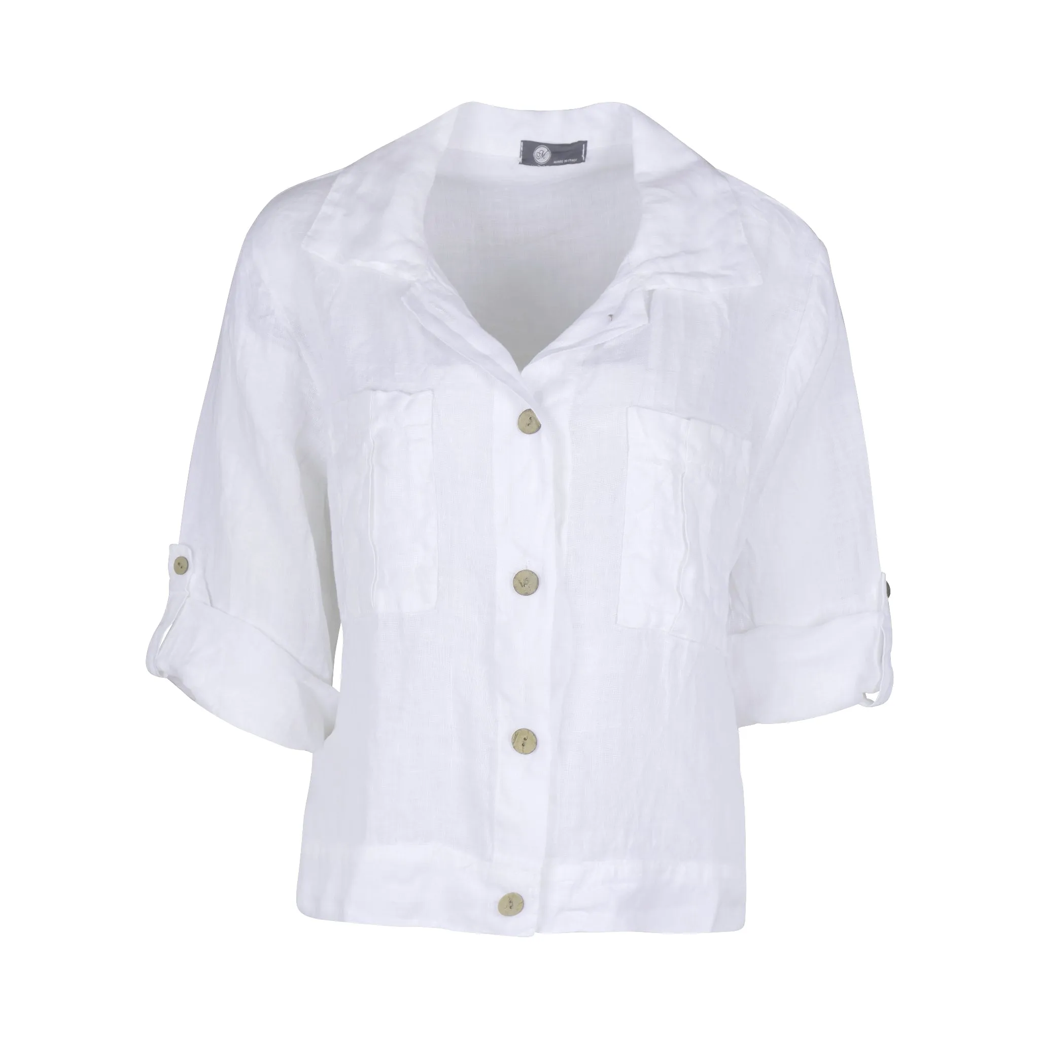 M Made in Italy  Women's Woven Jacket
