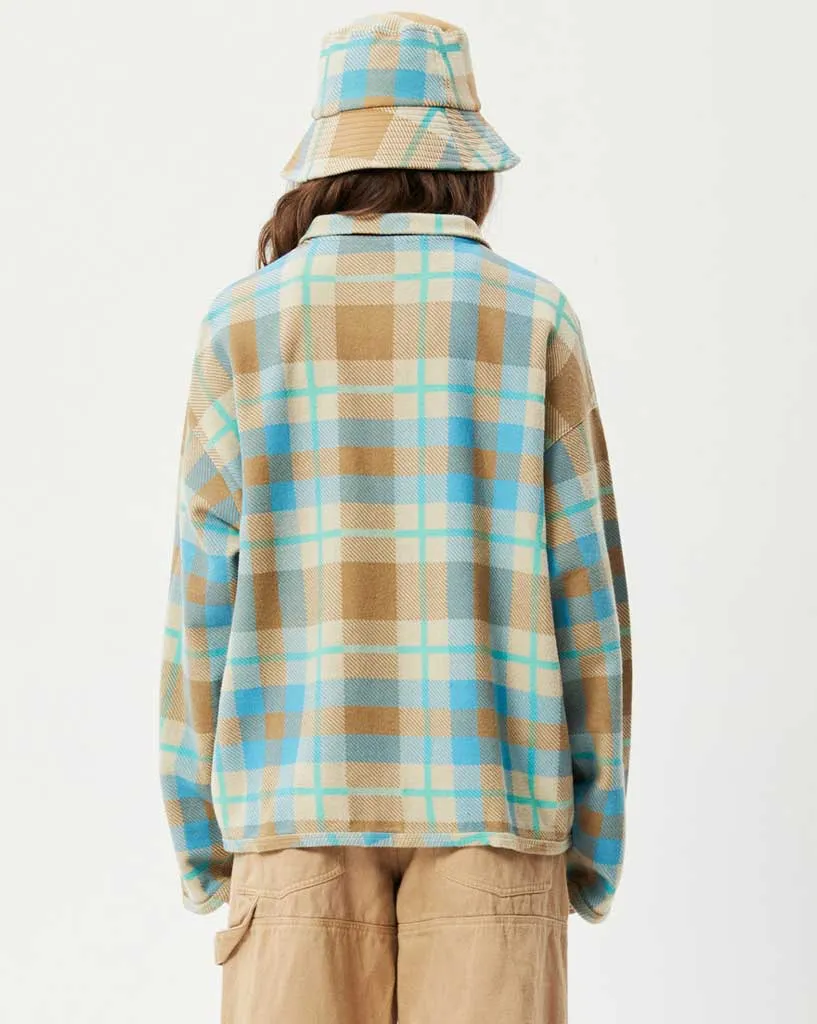 Millie - Hemp Reverse Fleece Jacket  Check
