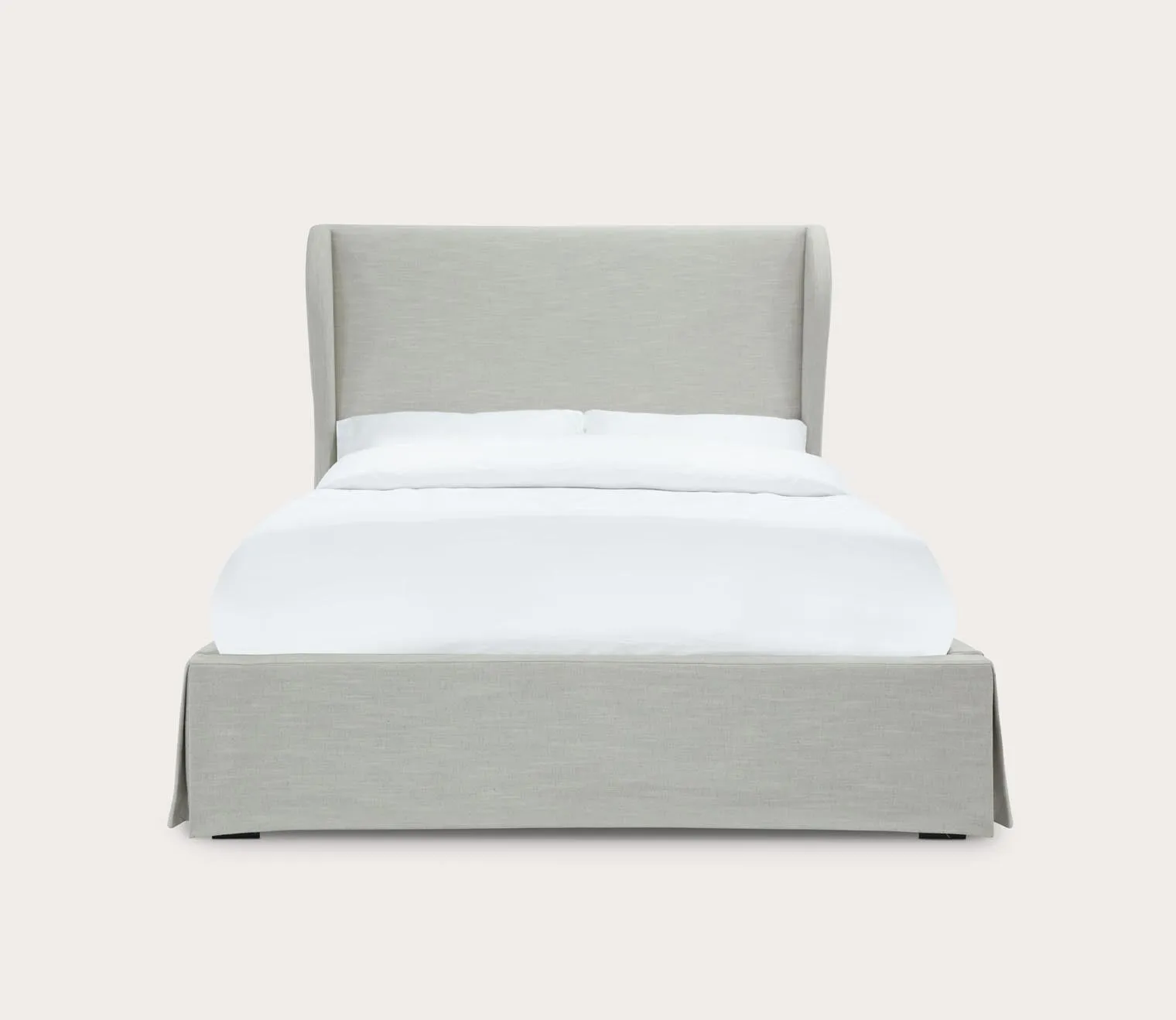 Modus Furniture Hera Upholstered Skirted Panel Bed