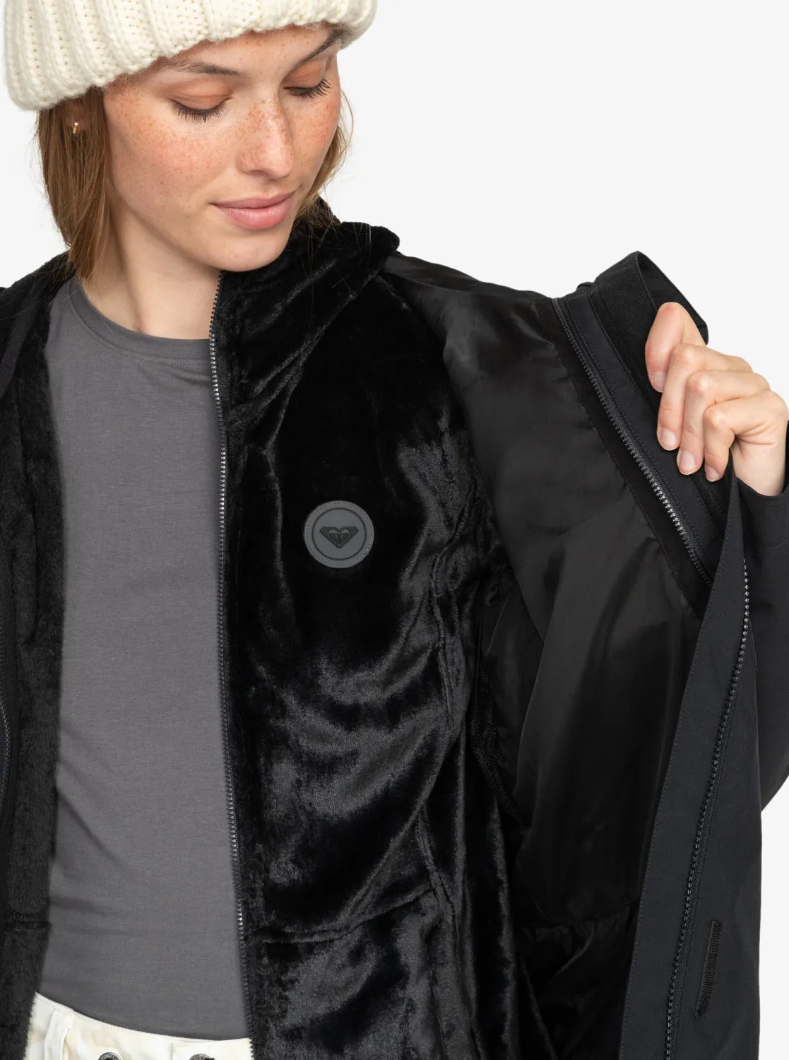 Roxy Jetty 3-In-1 Technical Snow Jacket - True Black