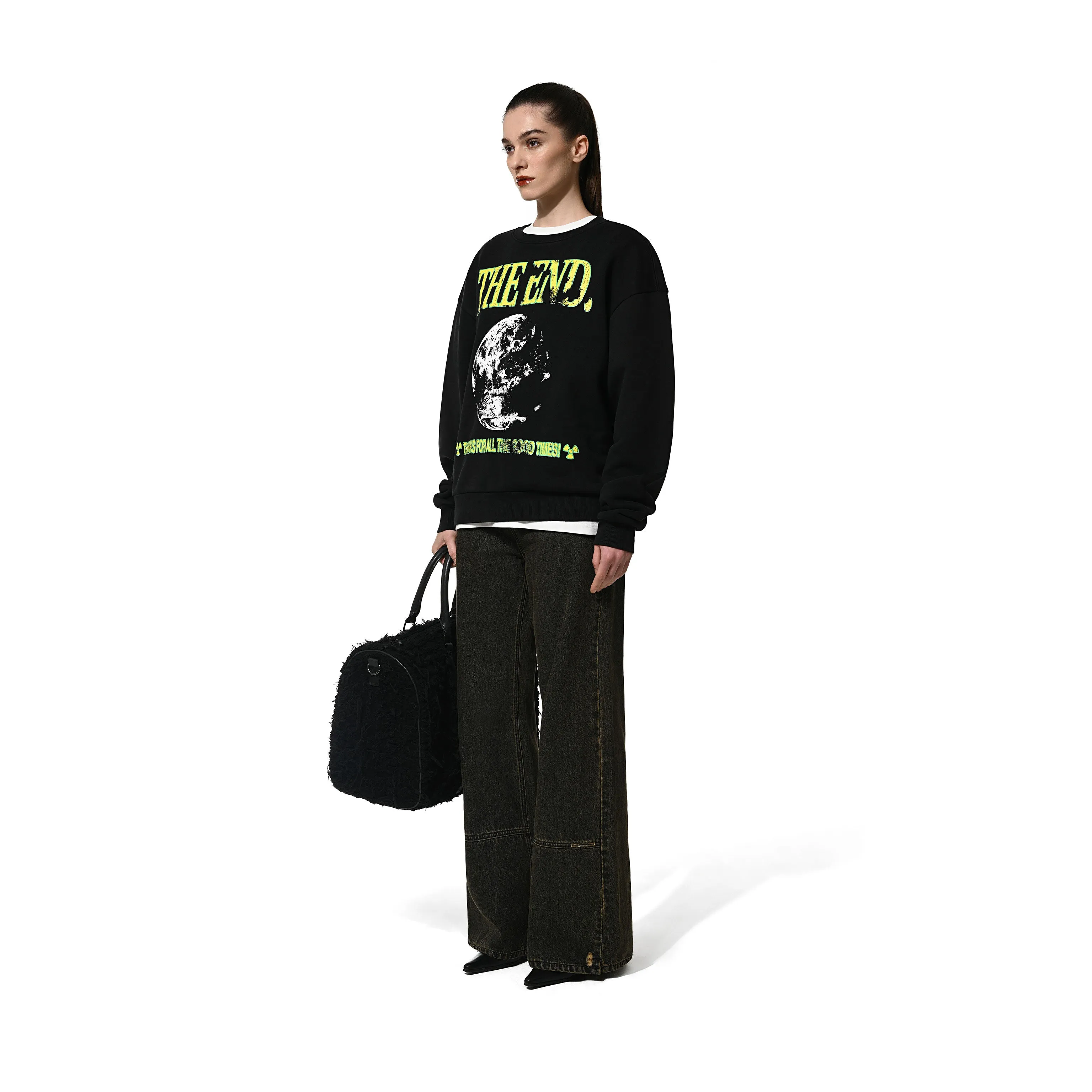 THE END SWEATSHIRT - BLACK