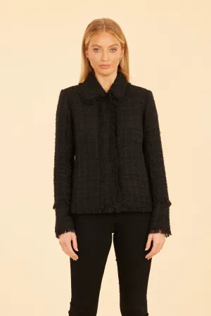 Tweed Fringe Jacket