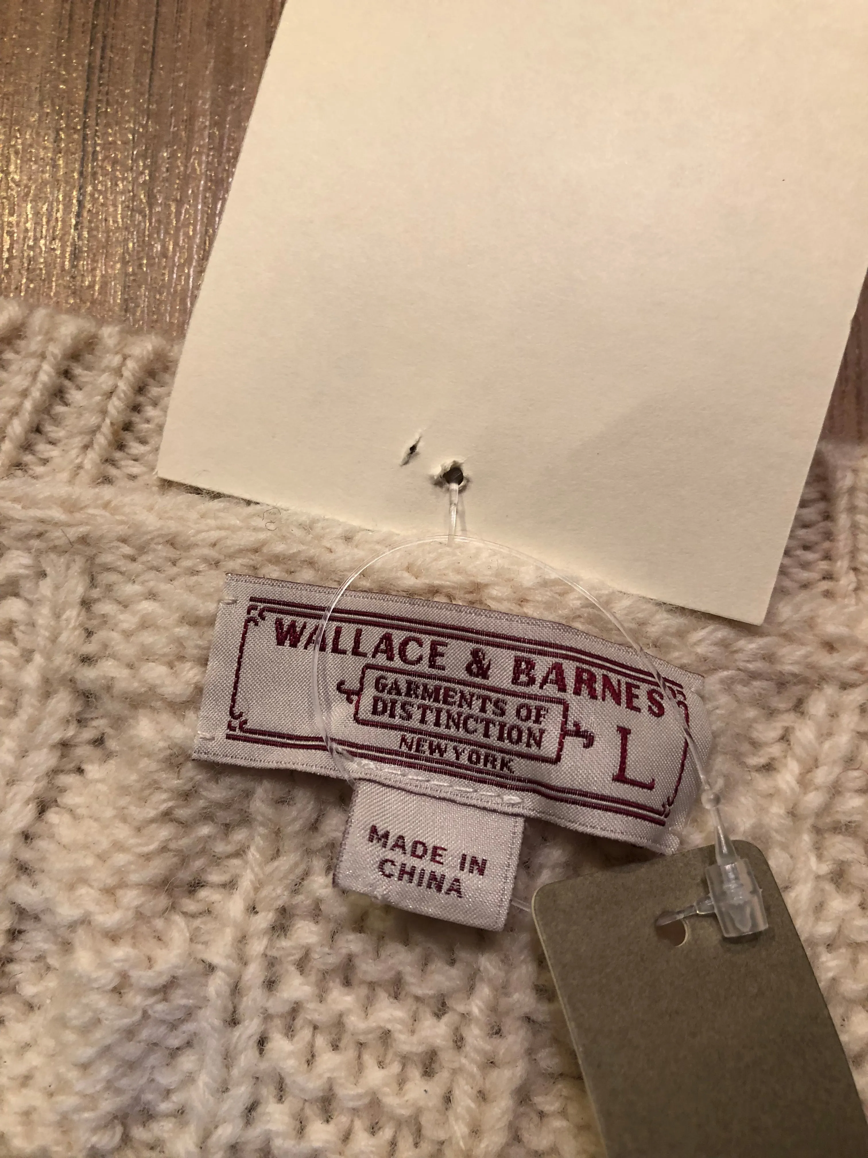 Wallace and Barnes for J-Crew crewneck sweater, NWT